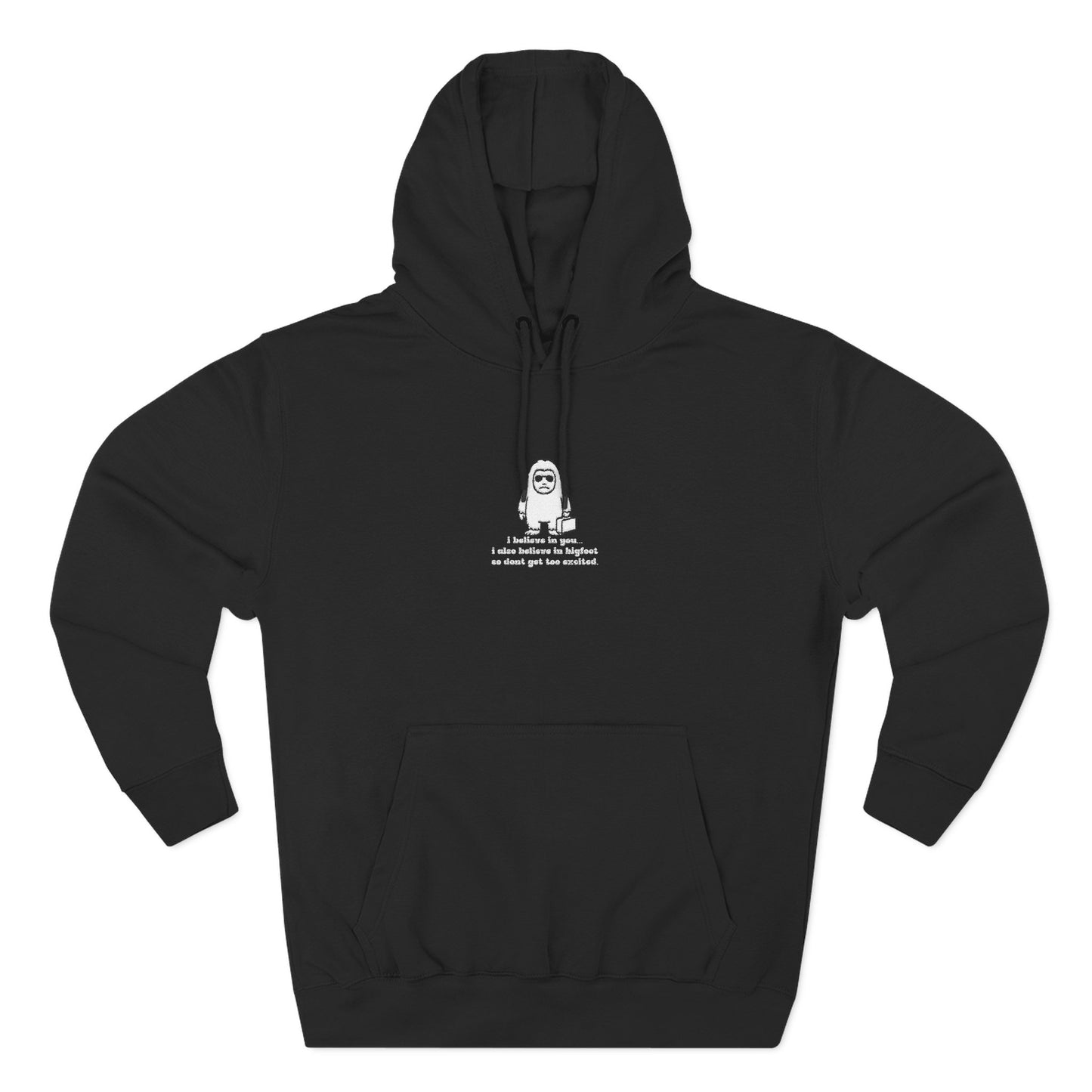 Big Beliefs, Low Expectations - Embroidered Hoodie