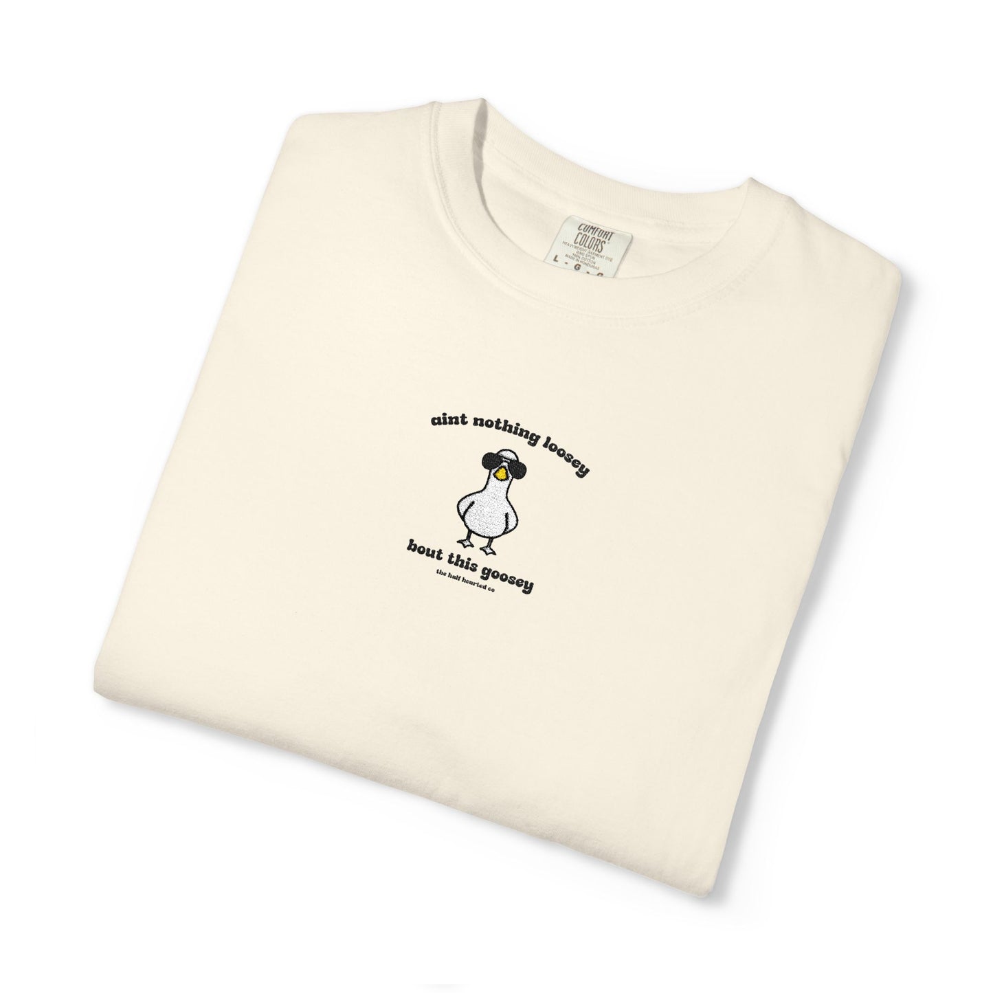 Loosey Goosey - Embroidered - Black