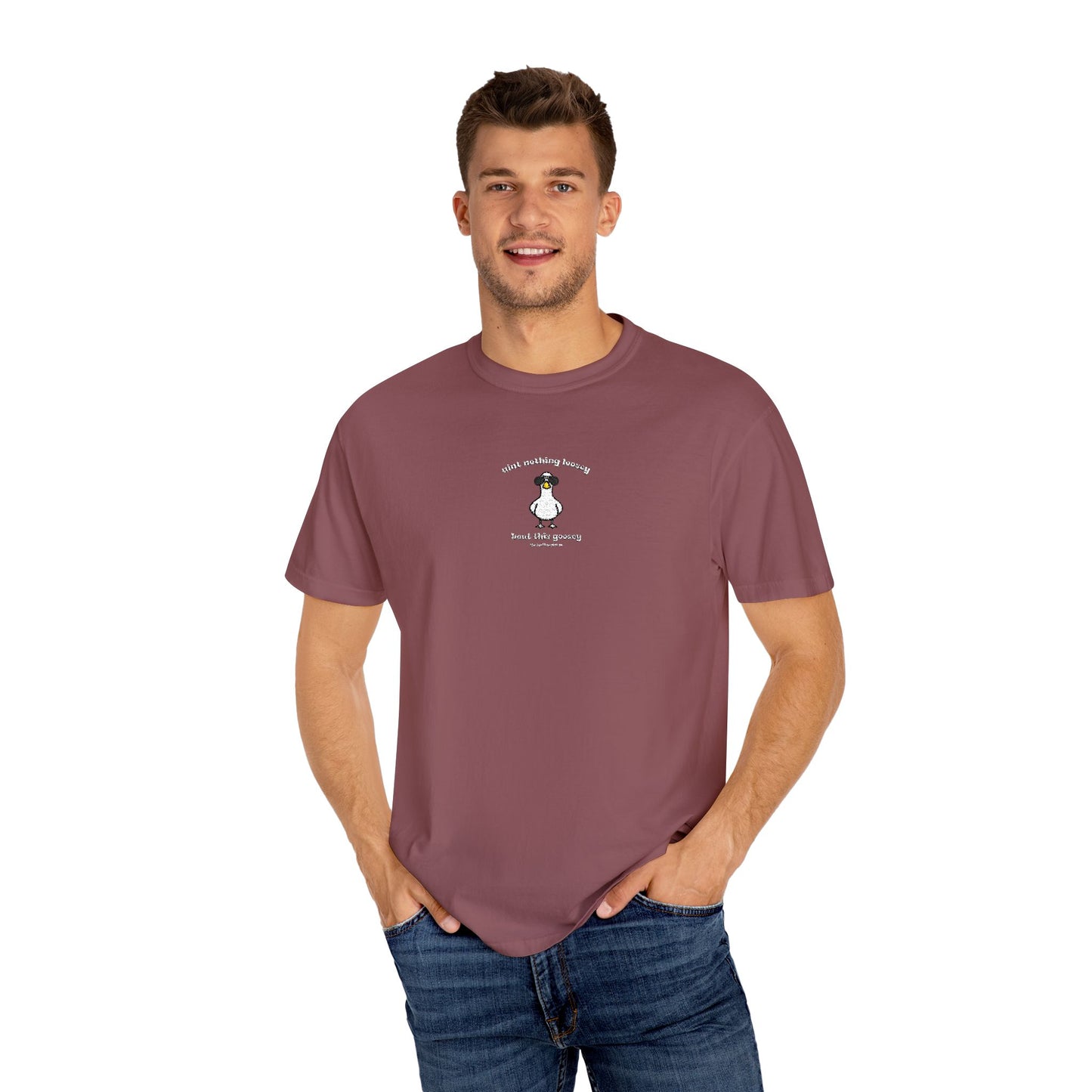 Loosey Goosey - Embroidered - White