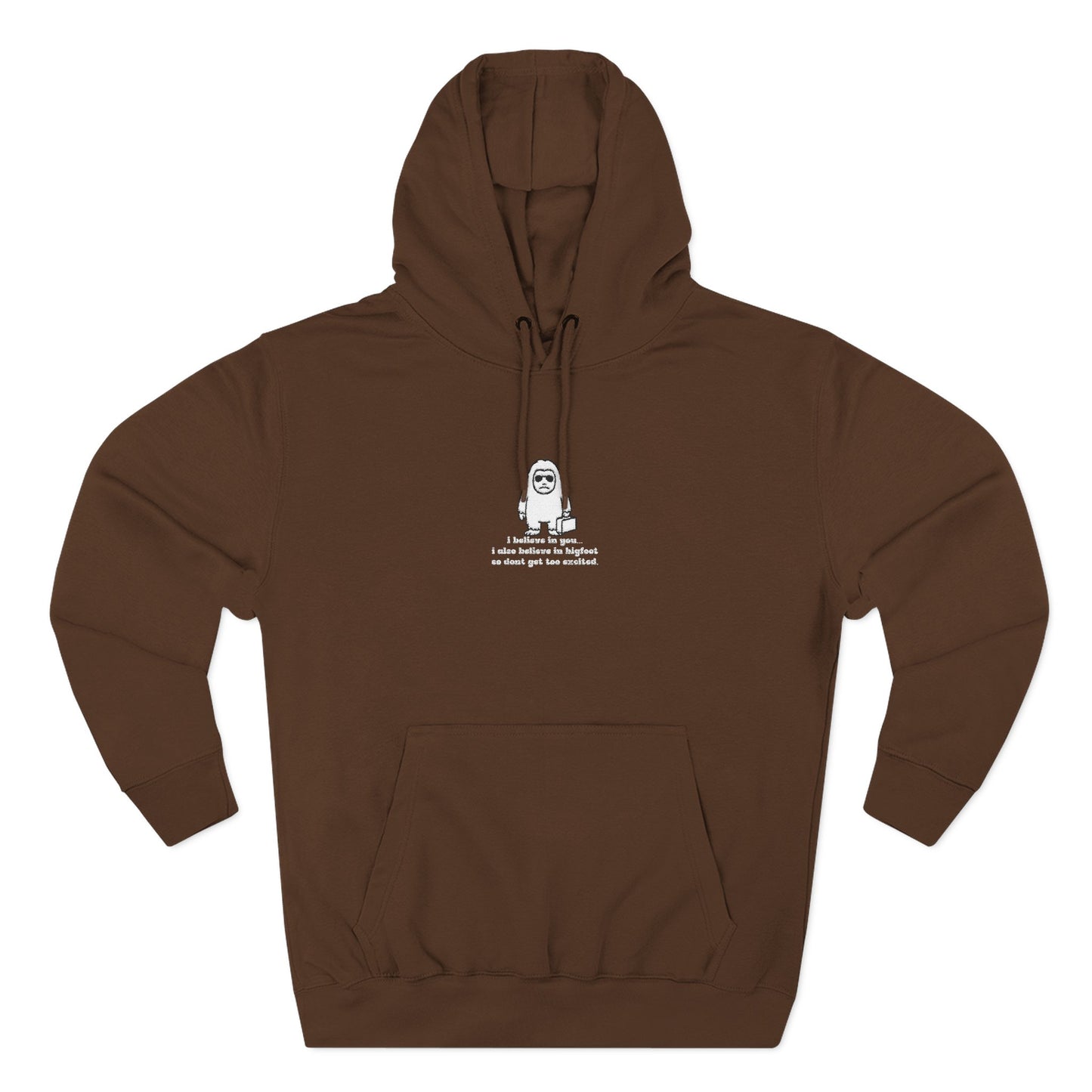Big Beliefs, Low Expectations - Embroidered Hoodie