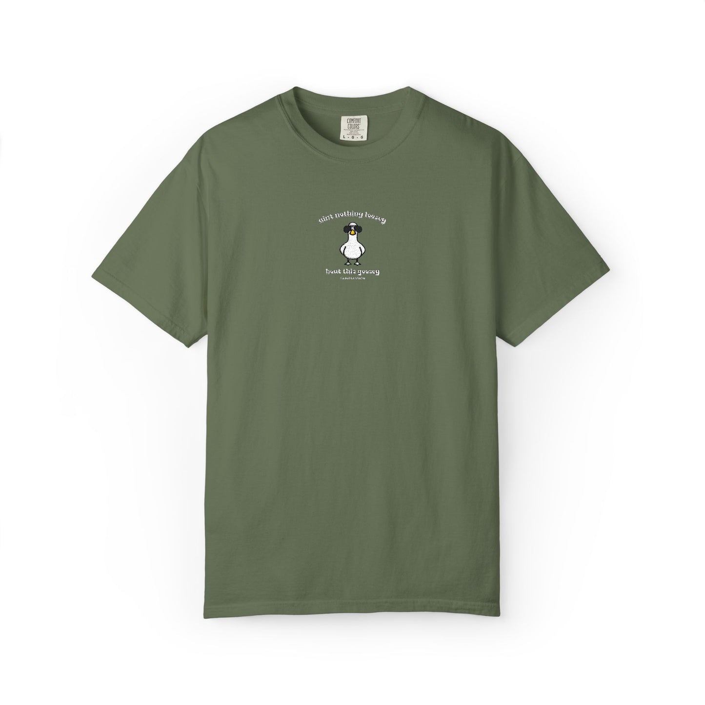 Loosey Goosey - Embroidered - White