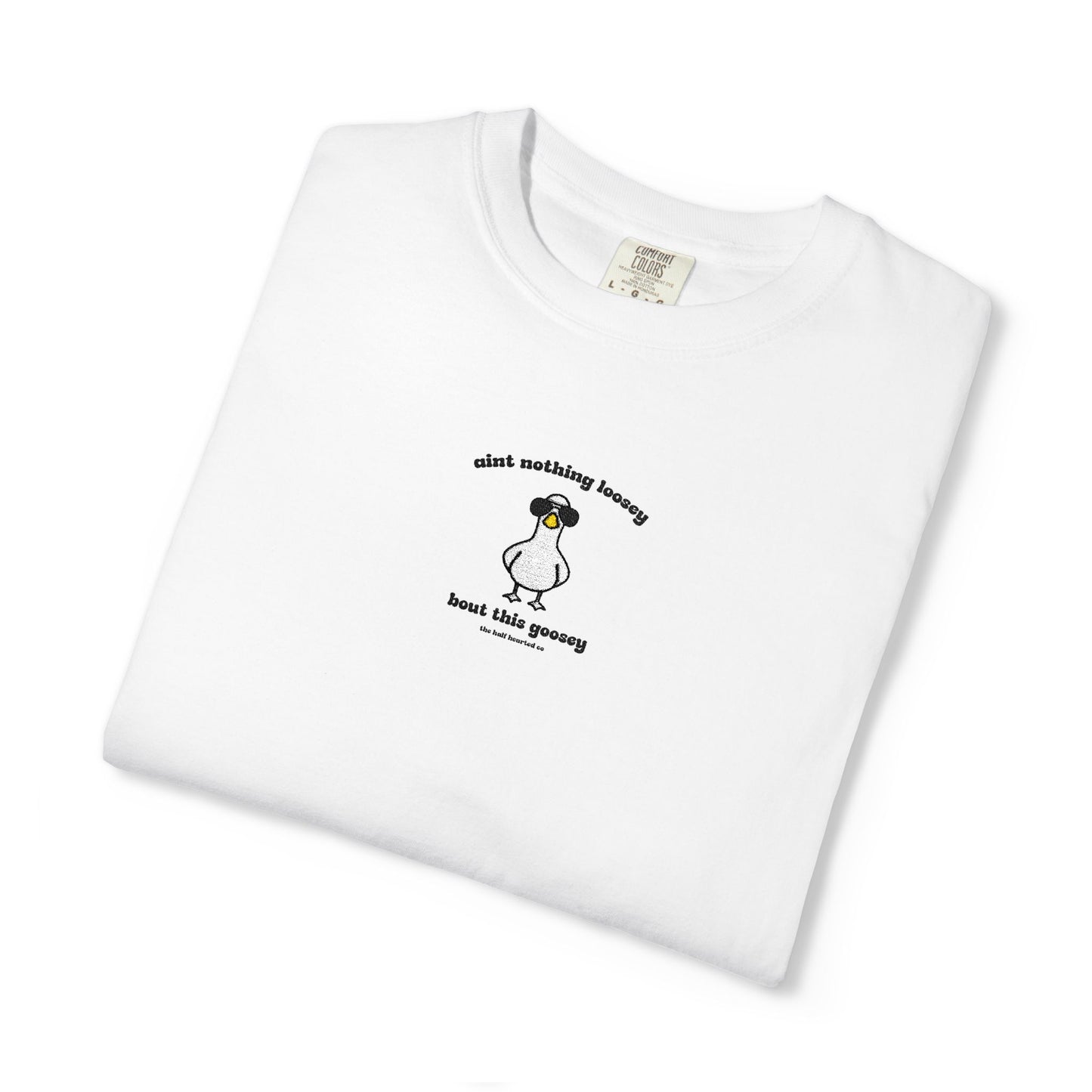 Loosey Goosey - Embroidered - Black